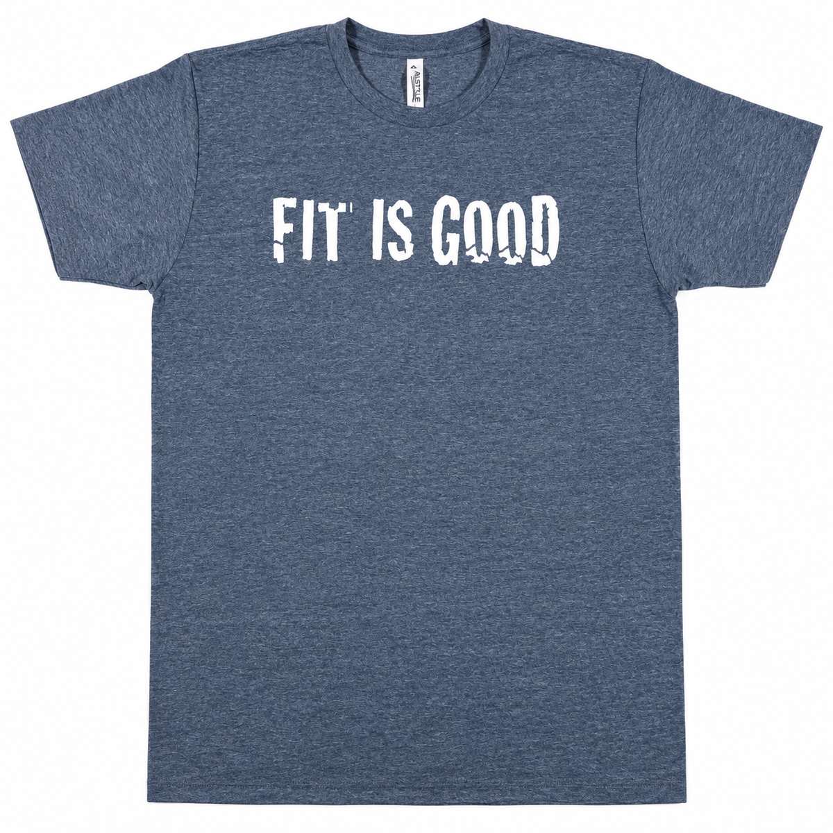 FIT IS GOOD Tee — Heather Blue